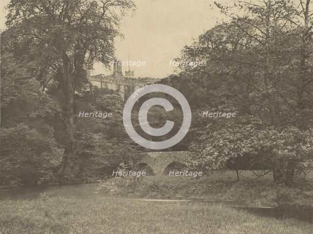 Lady Dorothy's Bridge, Haddon Hall, 1888., 1888. Creator: George Bankart.