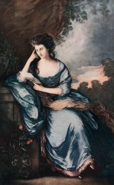 Lady Douglas in the Garden c1784, (1912).Artist: Abel Jamas