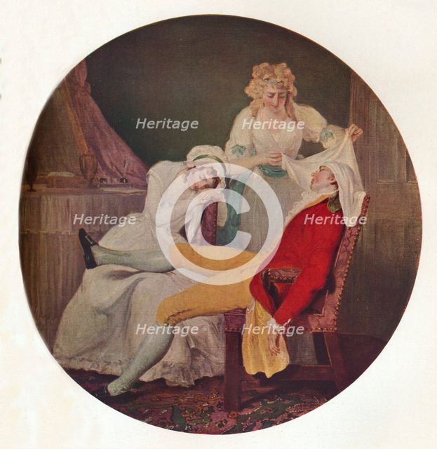 'Lady Easy's Steinkirk: A Scene from The Fearless Husband by Colley Cibber', c1790. Artist: Francis Wheatley.
