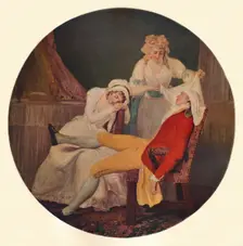 Lady Easy's Steinkirk: A Scene from The Fearless Husband by Colley Cibber (Act V, Scene 5) (193 Artist: Francis Wheatley
