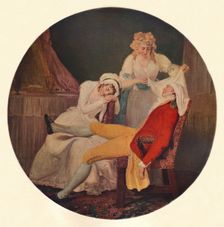 Lady Easy's Steinkirk: A Scene from The Fearless Husband by Colley Cibber (Act V, Scene 5) (193 Artist: Francis Wheatley