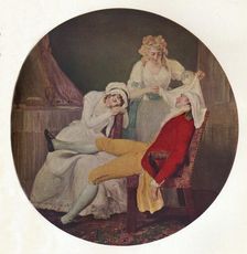 Lady Easy's Steinkirk: A Scene from The Fearless Husband by Colley Cibber c1790. Artist: Francis Wheatley