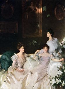 Lady Elcho, Mrs Tennant and Mrs Adeane 1926.Artist: John Singer Sargent