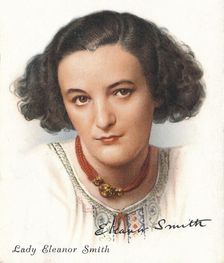 Lady Eleanor Smith, 1937. Artists: Unknown, WD & HO Wills