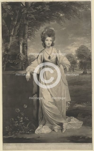 Lady Elizabeth Compton, 1781. Creator: Valentine Green.