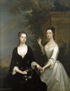 Lady Elizabeth and Lady Henrietta Finch, c1730-c1731. Artist: Charles Jervas