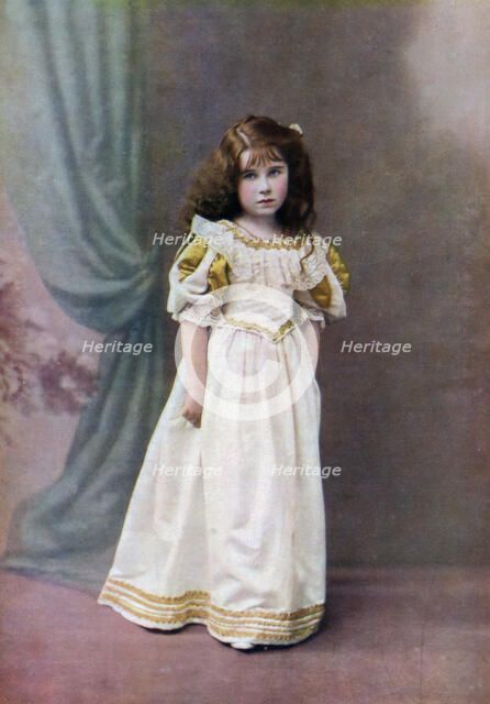 Lady Elizabeth Bowes-Lyon, aged six, 1906-1907 (1923).  Creator: Unknown.