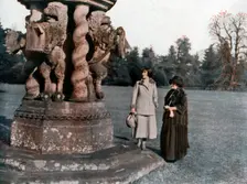 Lady Elizabeth Bowes-Lyon and the Countess of Strathmore, Glamis Castle, Scotland, 1923. Creator: Unknown