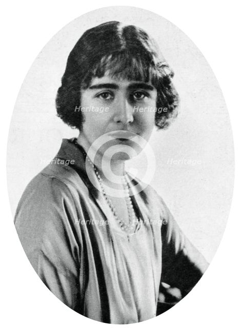 Lady Elizabeth Bowes-Lyon in 1923, (1937).  Creator: Unknown.