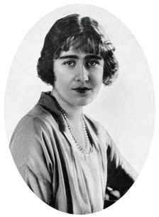 Lady Elizabeth Bowes-Lyon in 1923, (1937). Creator: Unknown