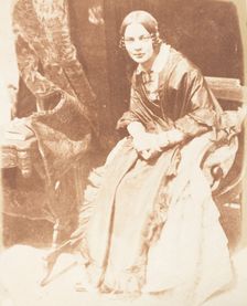 Lady Elizabeth Eastlake [?], 1843-47. Creators: David Octavius Hill, Robert Adamson, Hill & Adamson
