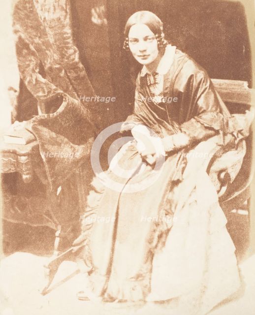 Lady Elizabeth Eastlake [?], 1843-47. Creators: David Octavius Hill, Robert Adamson, Hill & Adamson.