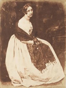 Lady Elizabeth Eastlake, 1843-47. Creators: David Octavius Hill, Robert Adamson, Hill & Adamson