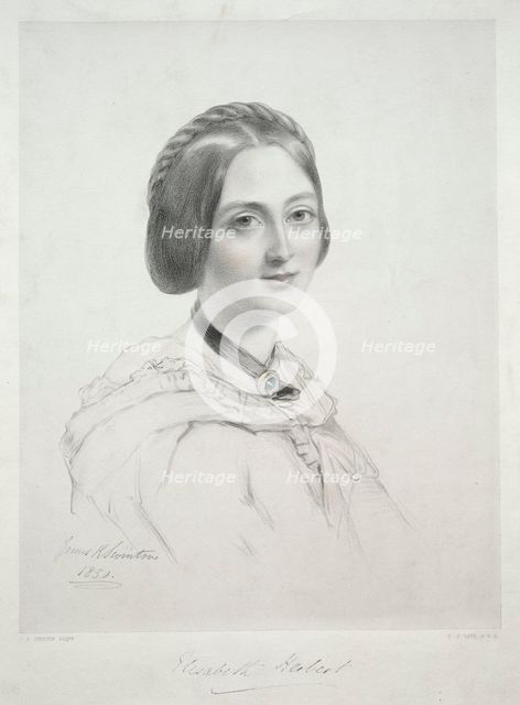 Lady Elizabeth Herbert. Creator: Richard James Lane (British, 1800-1872).