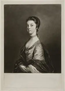 Lady Elizabeth Montagu, 1756. Creator: James McArdell