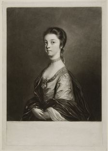 Lady Elizabeth Montagu, 1756. Creator: James McArdell