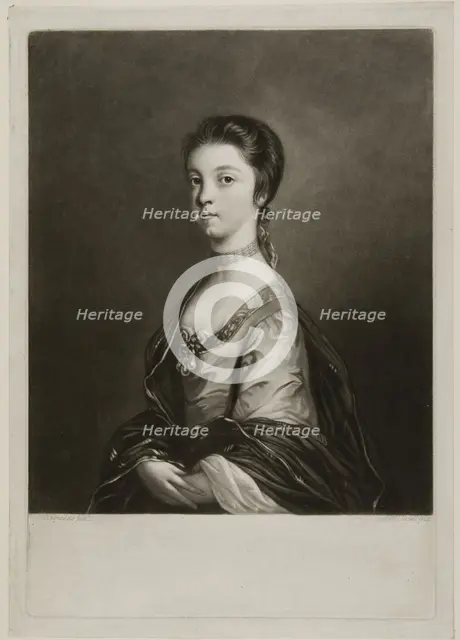 Lady Elizabeth Montagu, 1756. Creator: James McArdell.
