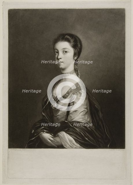 Lady Elizabeth Montagu, 1756. Creator: James McArdell.