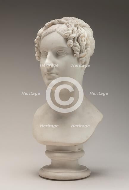 Lady Elizabeth Vernon, née Bingham, model 1816 and/or 1817/1818, carved c. 1821. Creator: Bertel Thorvaldsen.