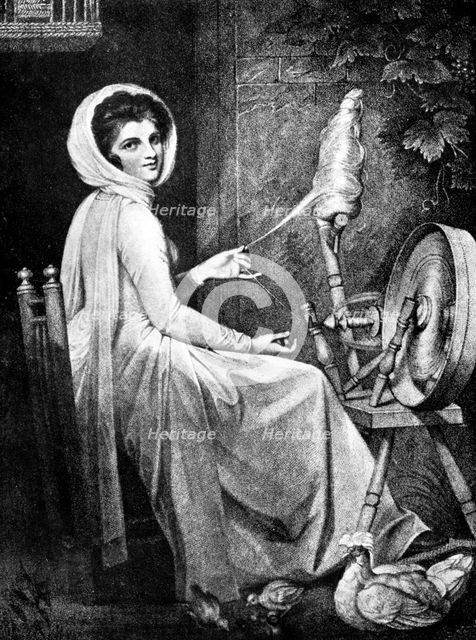 Lady Emma Hamilton (1765-1815), 19th century.Artist: Romney