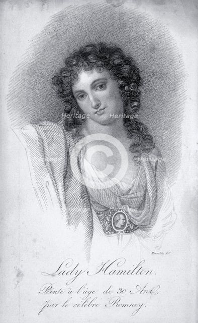 Lady Emma Hamilton at the age of 30, 1816. Creator: Antoine Maxime Monsaldy.