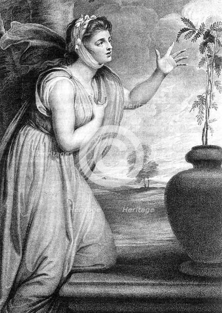 Lady Emma Hamilton, wife of Sir William Hamilton and mistress of Horatio Nelson. Artist: Unknown