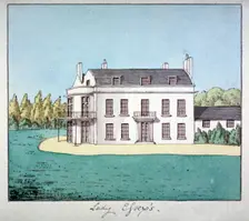 Lady Essex's house, Mile End Road, Stepney, London, c1800. Artist: Anon