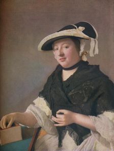 Lady Fawkener c1760. Artist: Jean-Etienne Liotard