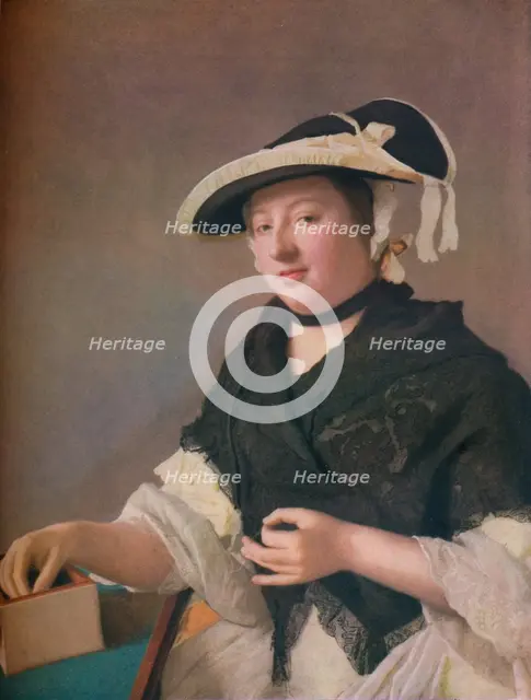 'Lady Fawkener', c1760. Artist: Jean-Etienne Liotard.