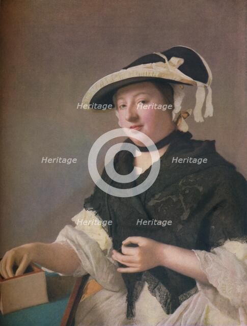 'Lady Fawkener', c1760. Artist: Jean-Etienne Liotard.