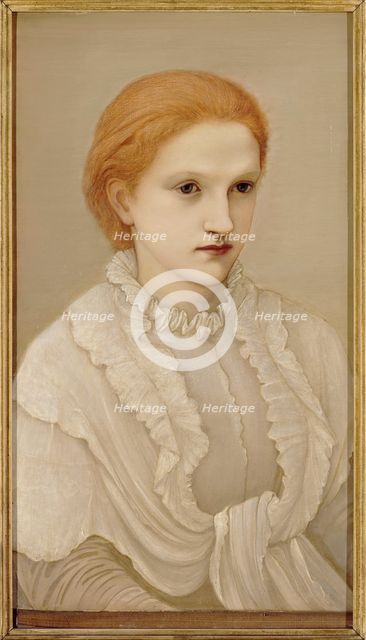 Lady Frances Balfour, 1881. Creator: Burne-Jones, Sir Edward Coley (1833-1898).