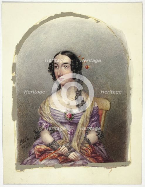 Lady Georgina Murray, 1843. Creator: Elizabeth Murray.