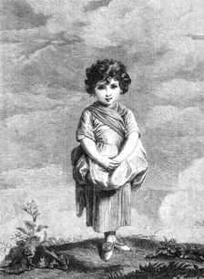 Lady Gertrude Fitzpatrick, painted by Sir Joshua Reynolds...at the British Institution, 1865. Creator: W Thomas