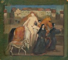 Lady Godiva, 1922. Creator: Milan Thomka Mitrovsky
