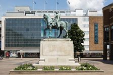 Lady Godiva statue, Broadgate, Coventry, West Midlands, 2014. Artist: Steven Baker