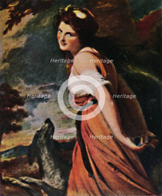 'Lady Hamilton 1761-1815. - Gemälde von Romney', 1934. Creator: Unknown.