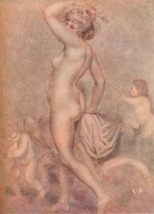 Lady Hamilton as the Goddess of Health c1790, (1920). Creator: George Romney