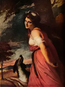 Lady Hamilton as a Bacchante 1785. Artist: George Romney