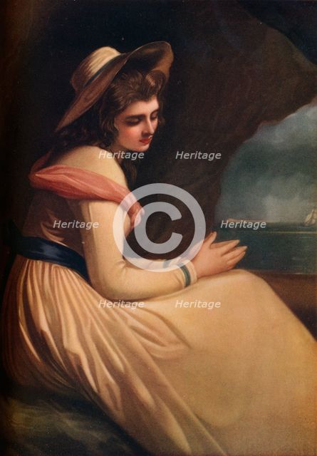 'Lady Hamilton as Ariadne', c18th century. Artist: Henry T Greenhead.