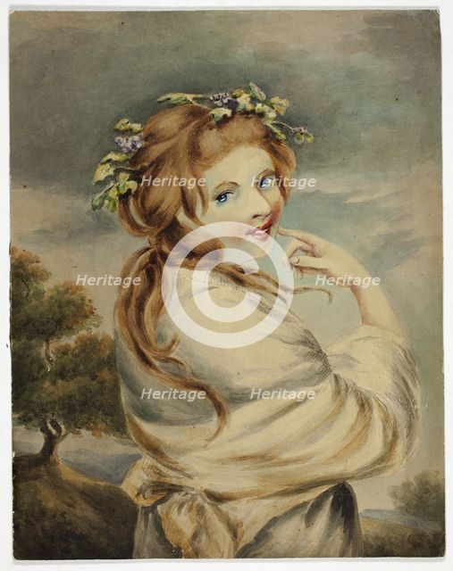 Lady Hamilton as Nature, 1800/1850. Creator: Unknown.
