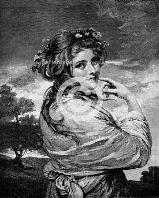 'Lady Hamilton as 'Nature'', c1783-1784 (1900). Artist: Unknown