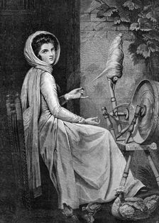 Lady Hamilton, by George Romney, in the late exhibition of Old Masters, Burlington House, 1876. Creator: Unknown