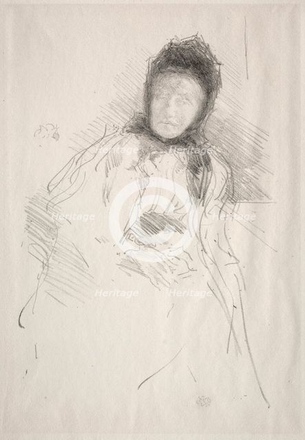 Lady Haden, 1895. Creator: James McNeill Whistler (American, 1834-1903).