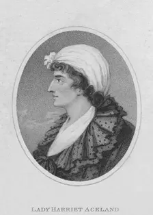 Lady Harriet Ackland 1800. Artist: Ridley
