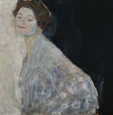 Lady in white, 1917/1918. Creator: Gustav Klimt