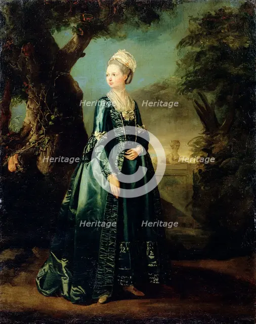 'Lady in a Garden' (Portrait of Grand Duchess Natalia), c1773-c1776. Artist: Pierre Etienne Falconet