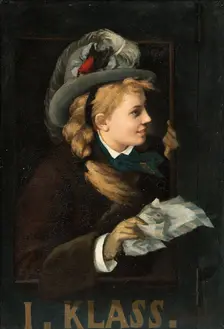 Lady in a Train Window, 1877