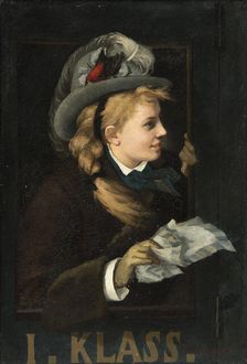 Lady in a Train Window, 1877