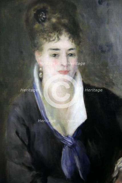 'Lady in Black', 1876.  Artist: Pierre-Auguste Renoir
