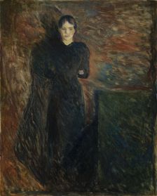 Lady in Black, 1891. Creator: Munch; Edvard (1863-1944)